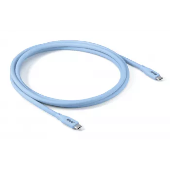 CLUB3D USB C kabelis zils, 2 m, USB C, USB C, USB4 Gen 2x2, 20 Gbit/s, zils