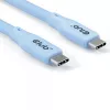 CLUB3D USB C kabelis zils, 2 m, USB C, USB C, USB4 Gen 2x2, 20 Gbit/s, zils