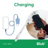 USB C kabelis CLUB3D CAC-3001 2m USB4 Gen 3x2 balts
