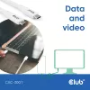 USB C kabelis CLUB3D CAC-3001 2m USB4 Gen 3x2 balts