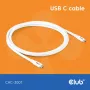 USB C kabelis CLUB3D CAC-3001 2m USB4 Gen 3x2 balts