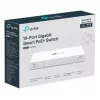 TP-Link FESTA FS310GP tīkla slēdzis, pārvaldīts L2/L2+ Gigabit Ethernet (10/100/1000) Power over Ethernet (PoE) 1U balts