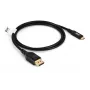 USB Type-C uz DisplayPort 2.1 kabelis, club 3d CAC-1559, divvirzienu, VESA DP80 sertificēts, 1 m