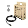 CLUB3D CAC-1561 DisplayPort kabelis 2 m Mini DisplayPort USB Type-C Melns