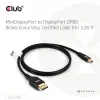 CLUB3D Mini DisplayPort™ uz DisplayPort™ Divvirzienu VESA DP80 Sertificēts Kabelis M/M 1m/3.28ft