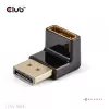 Adapter club 3d DisplayPort vīrieša uz DisplayPort 1.4 sieviešu 90° leņķa, atbalsta 4K@120Hz