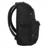 Klēpjdatora mugursoma Targus Classic EcoSmart 40,6 cm (16 collas), melna, ar 3 priekšējām kabatām