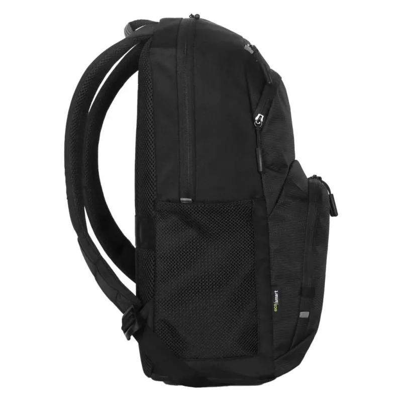 Klēpjdatora mugursoma Targus Classic EcoSmart 40,6 cm (16 collas), melna, ar 3 priekšējām kabatām