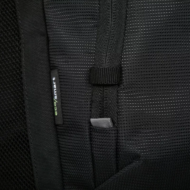 Klēpjdatora mugursoma Targus Classic EcoSmart 40,6 cm (16 collas), melna, ar 3 priekšējām kabatām