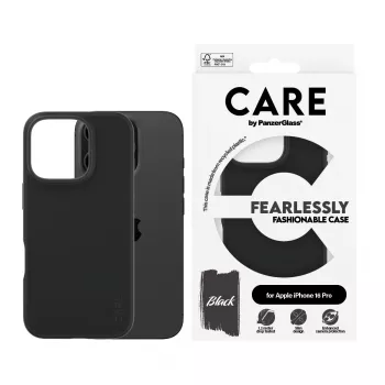 PanzerGlass CARE™ by ® vāciņš Melns iPhone 16 Pro