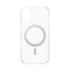 PanzerGlass CARE™ by ® caurspīdīgs maciņš ar sudraba statīvu un MagSafe iPhone 16
