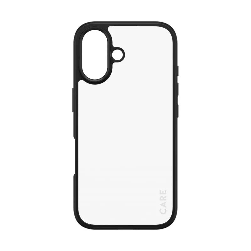 PanzerGlass CARE™ by ® Urban Combat Case caurspīdīgs ar melnu rāmi iPhone 16