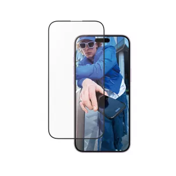 PanzerGlass ® Ekrāna aizsargs ar alumīnija rāmi iPhone 16 Plus | 15 Plus | Ultra-Wide Fit