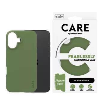 PanzerGlass CARE™ by ® Case zaļa iPhone 16