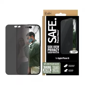 Privātuma ekrāna aizsargs PanzerGlass SAFE. iPhone '24 6,1 collu | 15 | Ultra-Wide Fit