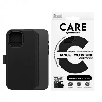 PanzerGlass CARE™ by ® Tango 2-in-1 maciņš ar maku un MagSafe iPhone 16 Pro Max