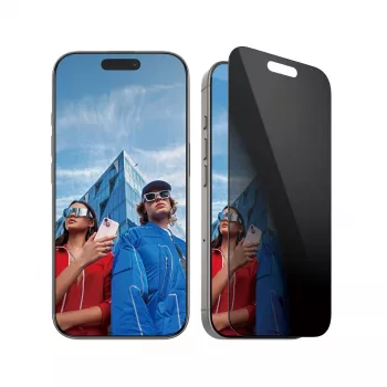 PanzerGlass ® Privātuma ekrāna aizsargs iPhone 16 Pro | Ultra-Wide Fit ar EasyAligner