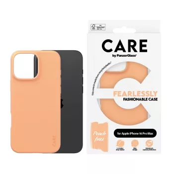 Cover PanzerGlass CARE by moderns vāciņš Peachy iPhone 16 Pro Max Transparent