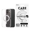 PanzerGlass CARE™ by ® caurspīdīgs vāciņš ar sudraba statīvu un MagSafe iPhone 16 Plus