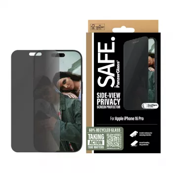 PanzerGlass SAFE. by ® Privātuma ekrāna aizsargs iPhone 16 Pro | Ultra-Wide Fit