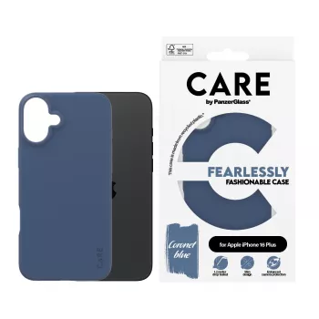 PanzerGlass CARE by Fashionable Case vāciņš iPhone 16 Plus, zils