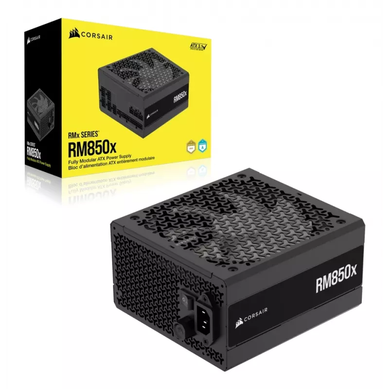 CORSAIR barošanas bloks - 850w Rm850x 24-pin ATX melns