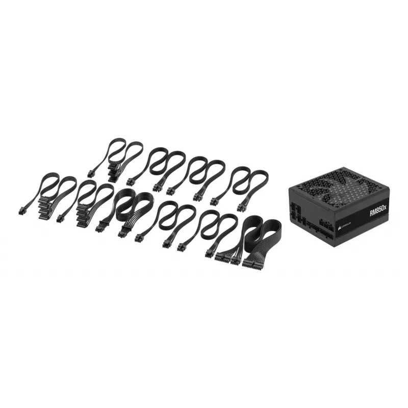 CORSAIR barošanas bloks - 850w Rm850x 24-pin ATX melns