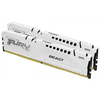 Kingston Technology FURY Beast 32GB 6000MT/s DDR5 CL36 DIMM (2 komplekts) Balts EXPO