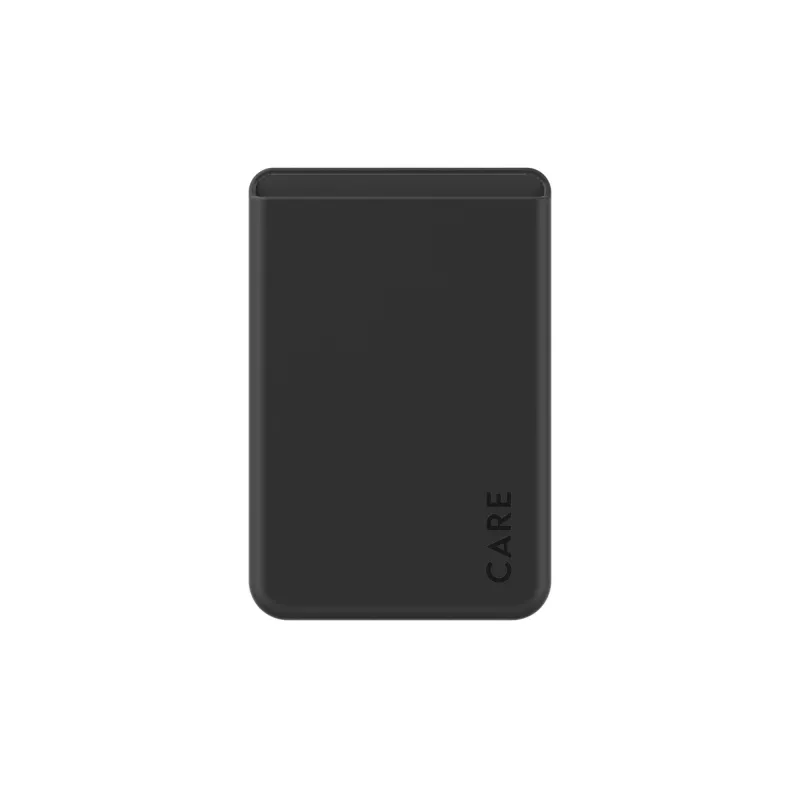 PanzerGlass CARE by Fashionable Card Holder vāciņš melns iPhone caurspīdīgs
