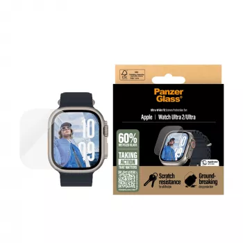 PanzerGlass ® ekrāna aizsargs Apple Watch Ultra 3 | Ultra 2 | Ultra | 49mm