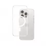 Cover PanzerGlass HardCase Transparent w. balta MagSafe iPhone 16 Pro
