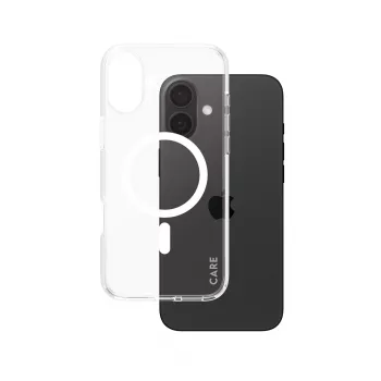 PanzerGlass CARE™ by ® Urban Combat Case Caurspīdīgs ar Baltu MagSafe iPhone 16 Plus
