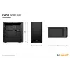 PC korpuss be quiet! PURE BASE 501 Black Midi Tower (atvērts iepakojums)