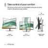 HP Series 5 Pro 23,8 collu FHD monitors - 524pf, 60,5 cm (23,8 colli), 1920 x 1080 pikseļi, Full HD, LCD, 5 ms, Melns, Sudrabs