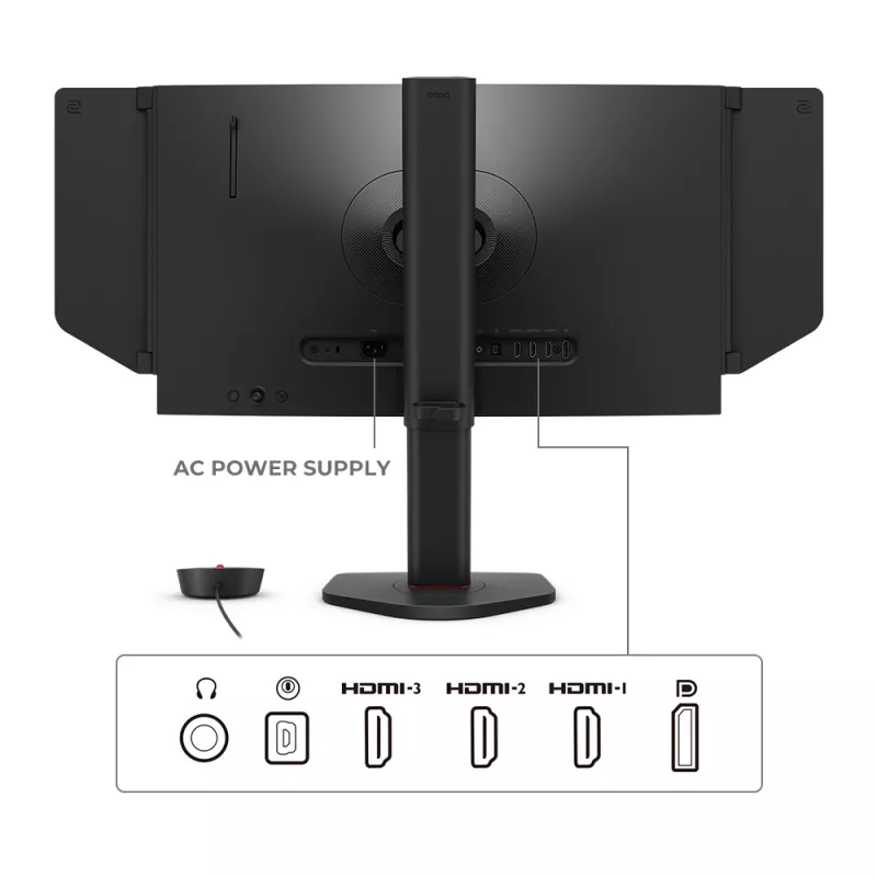 ZOWIE XL2566X+ datora monitors 62,2 cm (24,5 collu) 1920 x 1080 pikseļi Full HD Melns