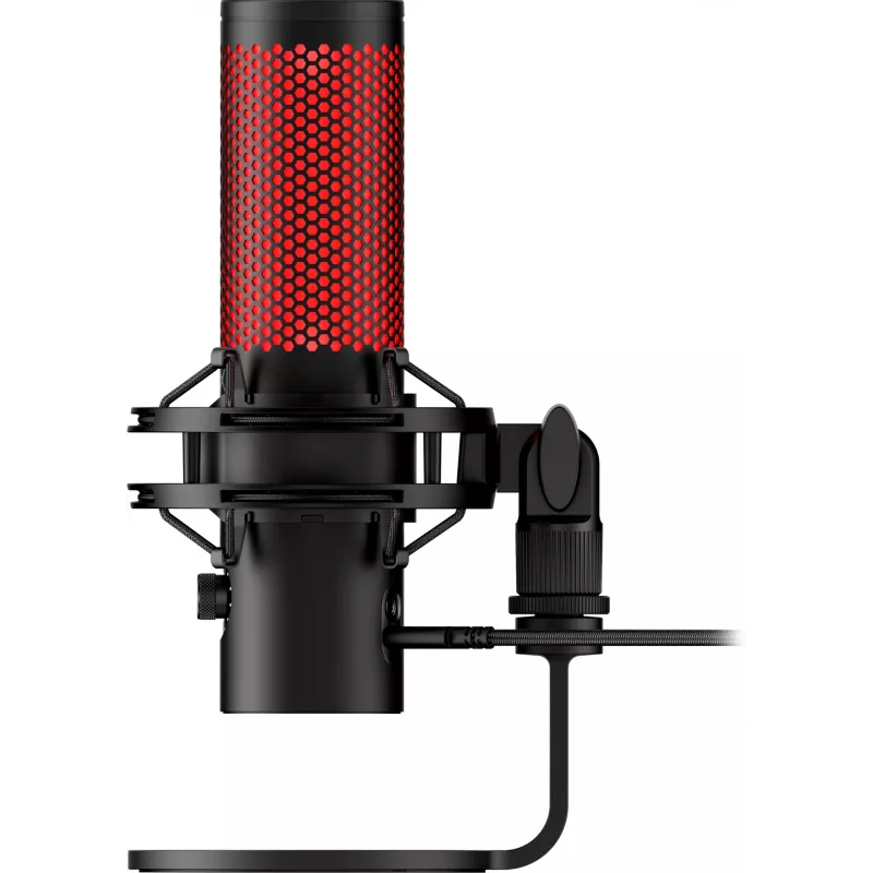 HyperX QuadCast 2 - USB mikrofons (melns), Podcast mikrofons, -7.5 dB, 20 - 20000 Hz, 0.05%, 32 Ω, 24 bit