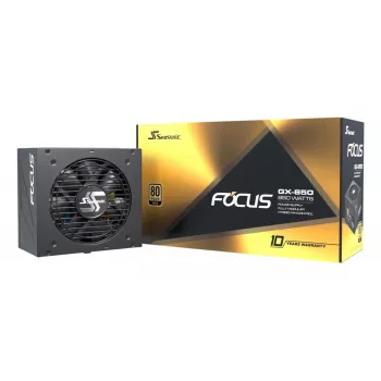 SEASONIC Focus Gx barošanas bloks 850 W 20+4 kontaktu ATX ATX melna