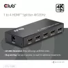 CLUB3D 1 pret 4 HDMI™ sadalītājs 4K120Hz