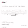 CLUB3D 1 pret 4 HDMI™ sadalītājs 4K120Hz