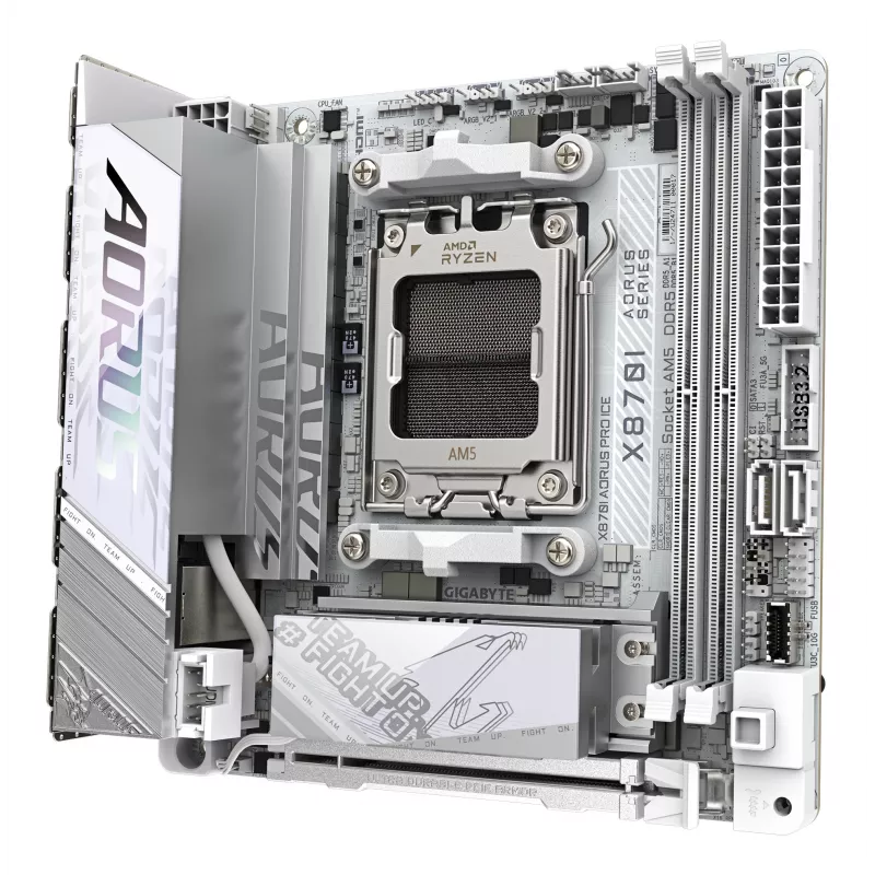 Mātesplate GIGABYTE X870I AORUS PRO ICE, AMD AM5, Mini-ITX