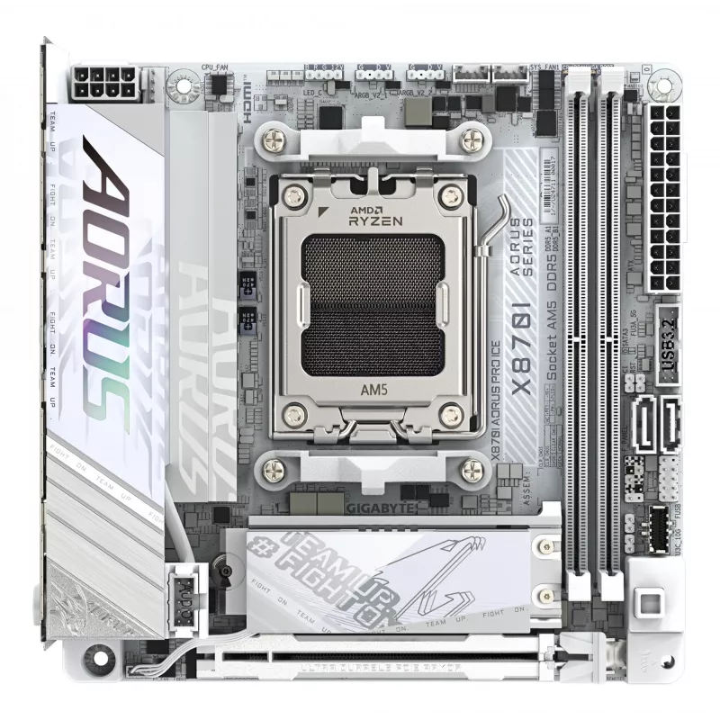 Mātesplate GIGABYTE X870I AORUS PRO ICE, AMD AM5, Mini-ITX