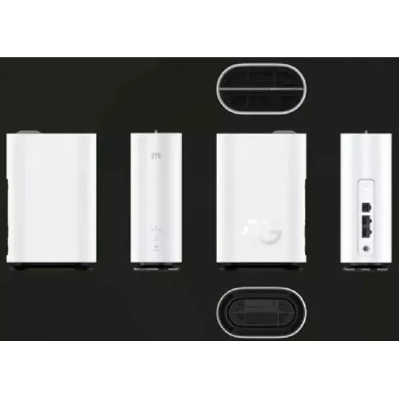 Galda maršrutētājs ZTE G5C divjoslu Wi‑Fi 802.11ac (Wi‑Fi 6 AX1800, NanoSIM, 2×Gigabit LAN, USB-A)