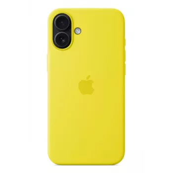 Silikona maciņš Apple iPhone 16 Plus MagSafe dzeltens
