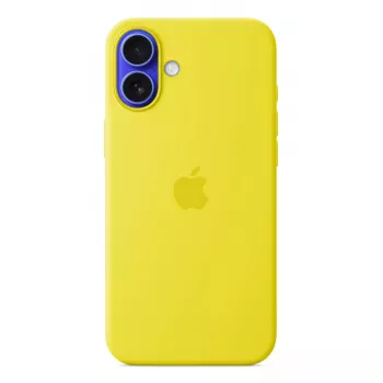 Silikona maciņš Apple iPhone 16 Plus MagSafe dzeltens