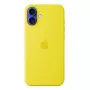 Silikona maciņš Apple iPhone 16 Plus MagSafe dzeltens