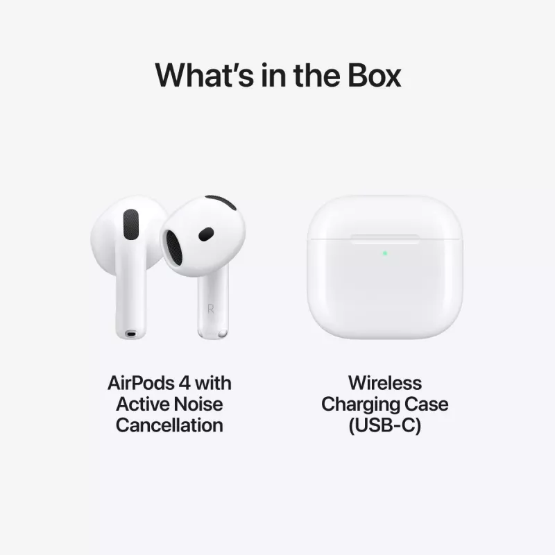 Austiņas Apple AirPods 4. paaudze ar aktīvo trokšņu slāpēšanu