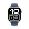 APPLE Watch Series 10 GPS + Cellular 46mm Sudraba alumīnija korpuss ar džinsa sporta siksniņu - M/L