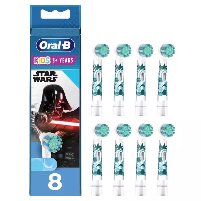 Oral-B Kids 81748450 zobu birstes uzgalis 8 gab. Daudzkrāsains
