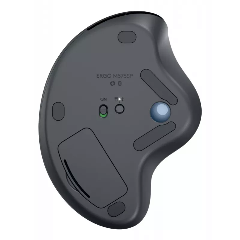 LOGITECH Ergo M575s Bezvadu Trackball - Grafīts+zils lodīte