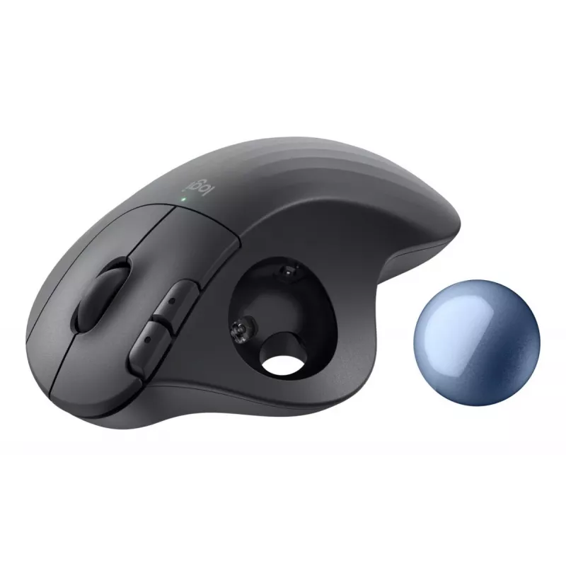 LOGITECH Ergo M575s Bezvadu Trackball - Grafīts+zils lodīte